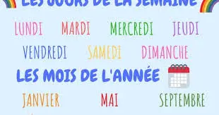 Les jours et les mois